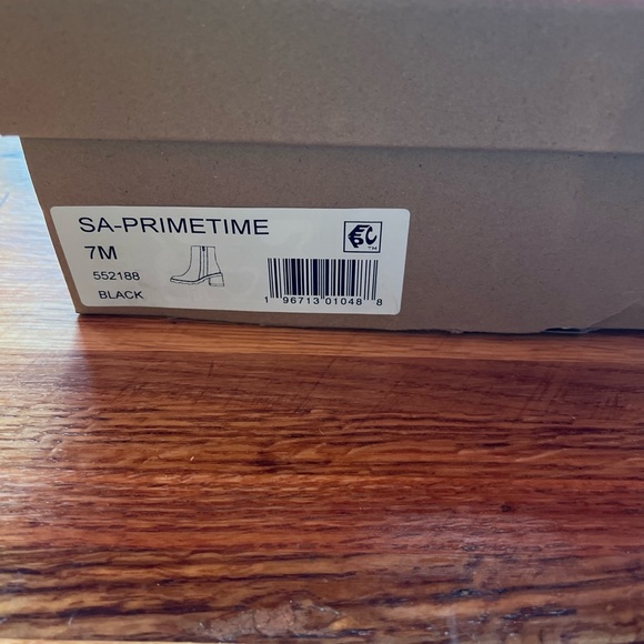 Sanctuary Women’s Primetime Leather High Heel Round Toe Booties Shoes New Size 7 - Picture 4 of 5